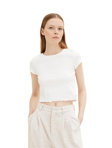 Cropped T-Shirt XL Cropped Fit - Gardenia White