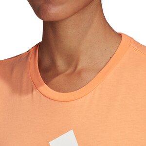 adidas Damen Logo Tee Essentials Sportmode T-Shirt S in Braun