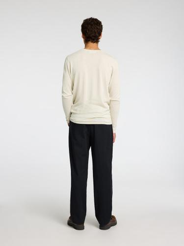 SLHROME LS KNIT CREW NECK NOOS Grau L