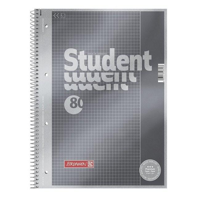 BRUNNEN Collegeblock A4 kariert (26), Premium-Papier »Student Premium«