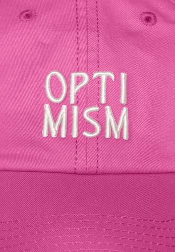 Cap mit Wording A - Bloomy Pink