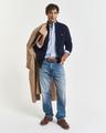 Casual Cotton Strickjacke mit Reißverschluss XXXL - Evening Blue
