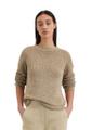 Strickpullover slim Beige XS