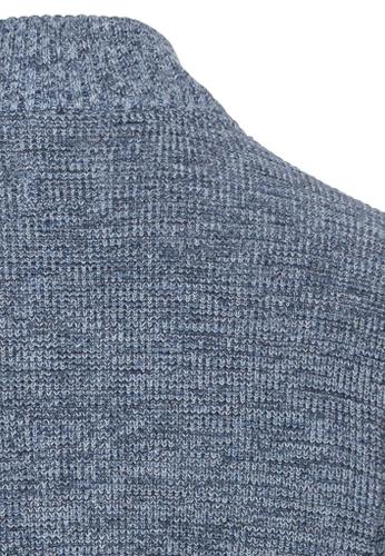 Stricktroyer aus Baumwollmix Blau XXL