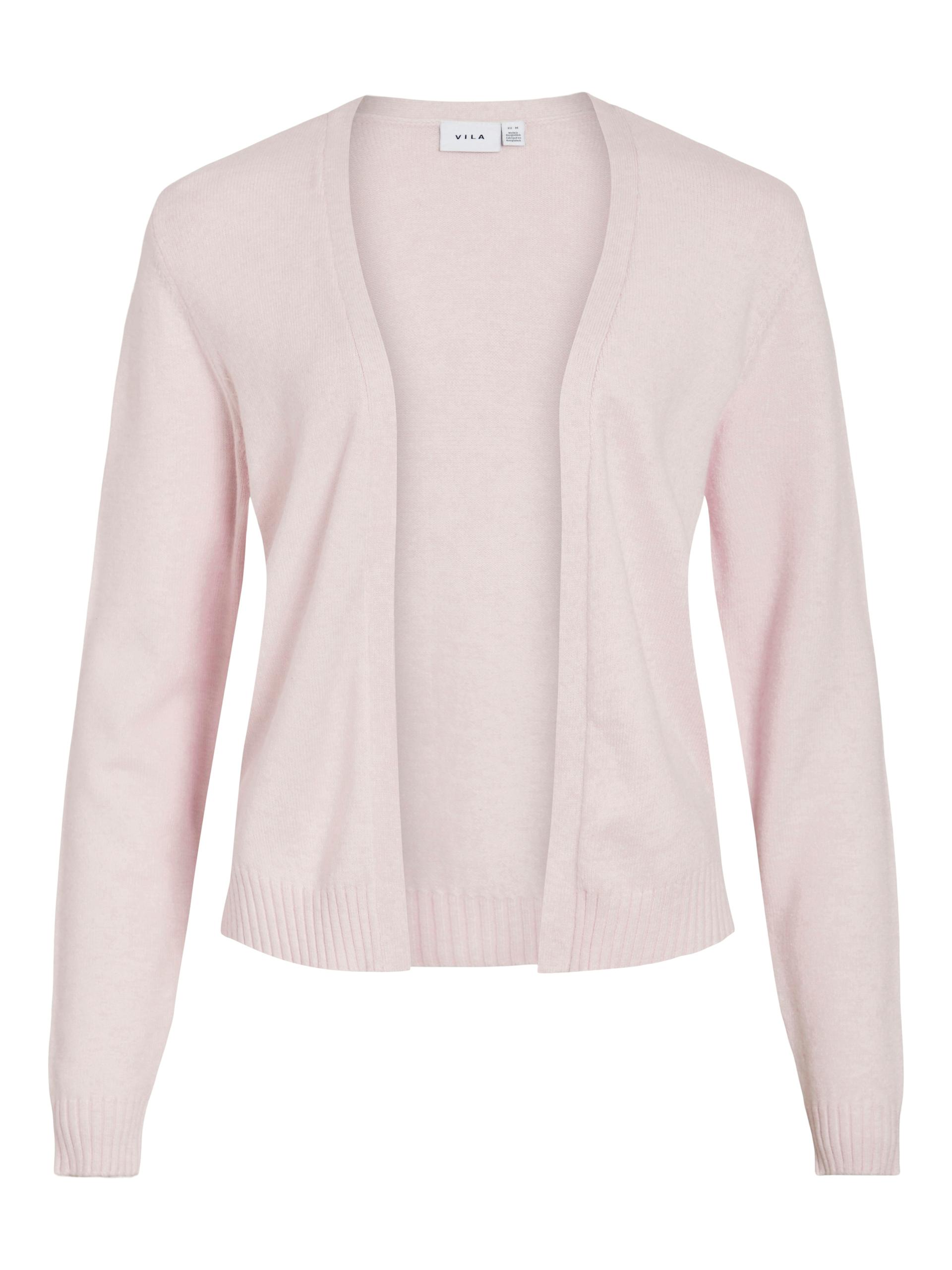 VIRIL SHORT L/S KNIT CARDIGAN-NOOS S Normal geschnitten - Cherry Blossom