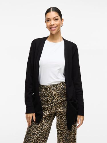 VIRIL OPEN L/S KNIT CARDIGAN - NOOS Schwarz XXL