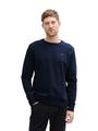 Basic Sweatshirt mit Logo-Print XL Regular Fit - Sky Captain Blue