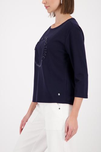 Sweatshirt mit Emblem 40 - Marine