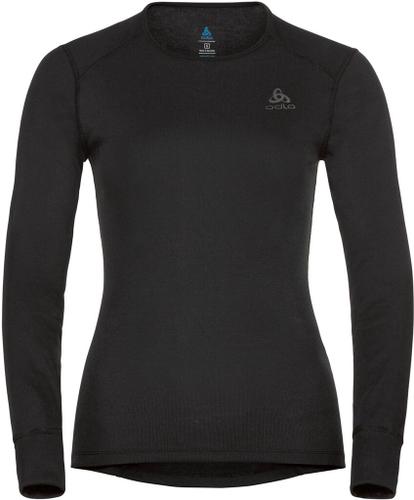 ODLO Damen Langarm Shirt BL TOP crew neck l/s ACTIVE WARM ECO S in Schwarz