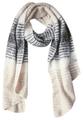 Gestreifter Schal A - Black