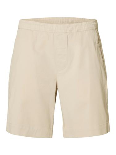 SLHREGULAR-HARVEY SUMMER SHORTS L Normal geschnitten - Oatmeal