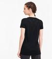 PUMA Damen T-Shirt Studio Lace Keyhole XS in Schwarz