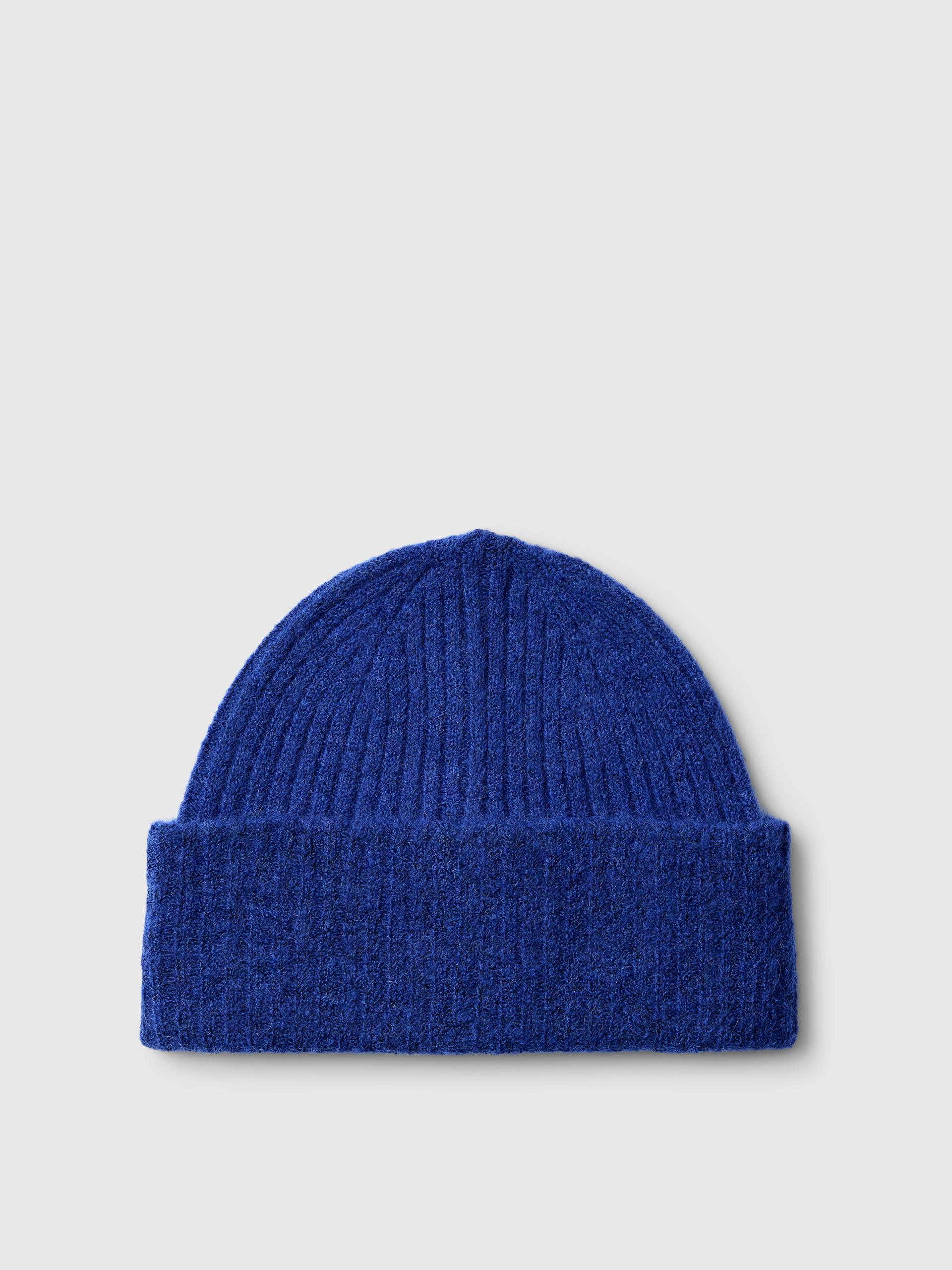 SLFLULU WOOL BLEND KNIT BEANIE NOOS ONE SIZE - Dazzling Blue