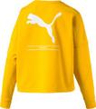 PUMA Damen Sweatshirt NU-TILITY Cropped Crew Sweat M in Gold