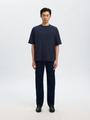 SLHLOOSEOSCAR SS O-NECK TEE NOOS XL Locker geschnitten - Sky Captain