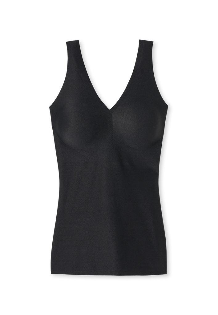 Top mit Pads Schwarz 40