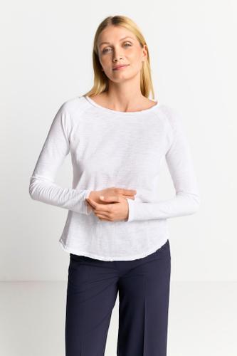 Organic Heavy Jersey Longsleeve Weiß M