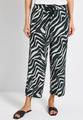 Gemusterte Wide Leg Hose 36/7/8 Hosen - Pine Grove Green