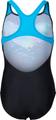 ARENA Kinder Schwimmanzug GIRL'S MULTI PIXELS SWIMSUIT SWIM PRO BACK L 140 in Schwarz