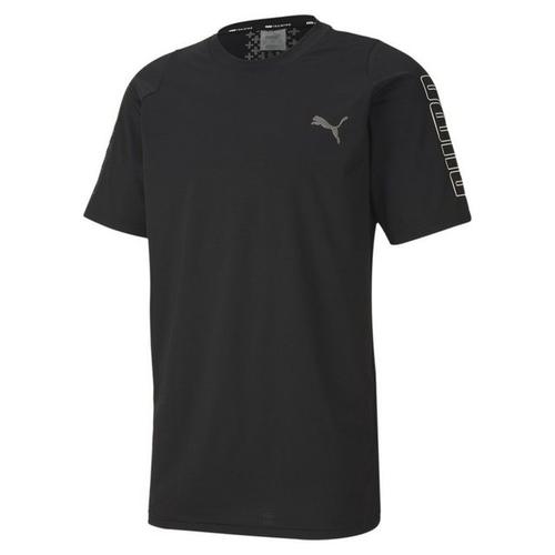PUMA Herren T-Shirt Power Thermo R L in Schwarz