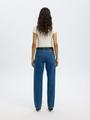 SLFSTRAIGHT BEA-KORI MW JEANS NOOS 27/32 Gerade geschnitten - Medium Blue Denim
