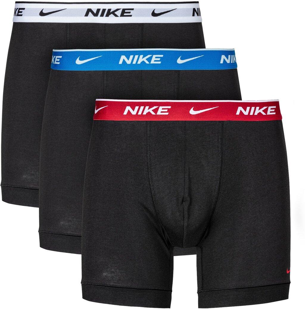 NIKE Herren Unterhose BOXER BRIEF 3PK S in Schwarz