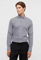 Hemd Satingewebe Langarm 38/Langarm - 67cm SLIM FIT - Schwarz