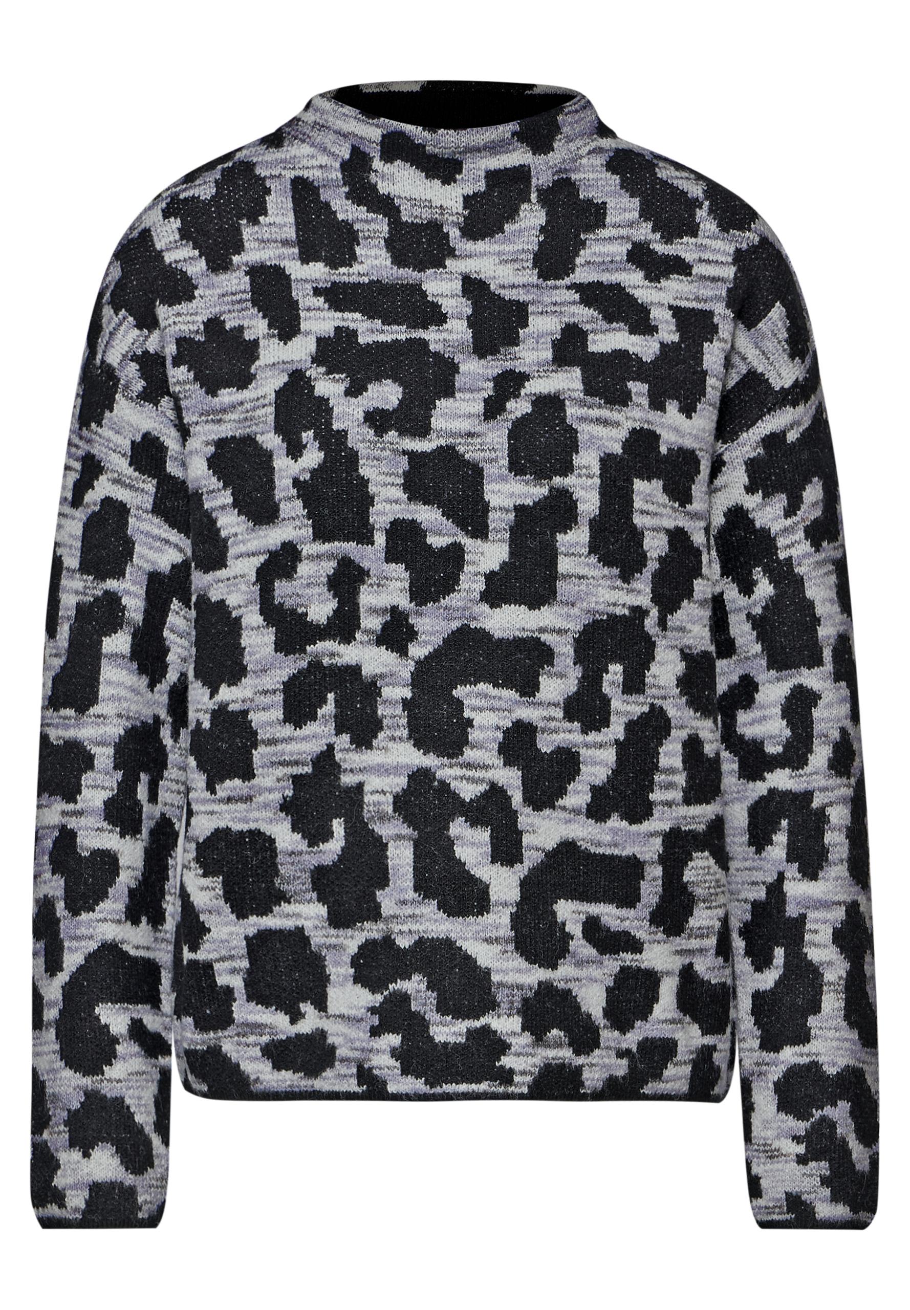 Jaquard Pullover 44 - Heather Grey