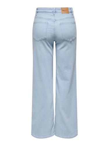 ONLMADISON BLUSH HW WIDE DNM CRO495 NOOS XS/32 Weiter Beinschnitt - Light Blue Bleached Denim