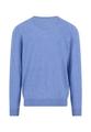 O-Neck, Merino Cashmere XL Casual Fit - Crystal Blue