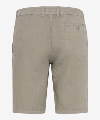 Style Balu 54 Bermudahose, Herrenhose, Schräge Stecktaschen, Leistengesäßtaschen, Gummibund, Verdeckter Reißverschluss, Modern Fit, Normale Leibhöhe, Gerader Schnitt - Khaki