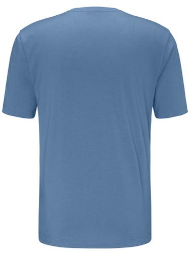 T-Shirt, O-Neck Blau XXL