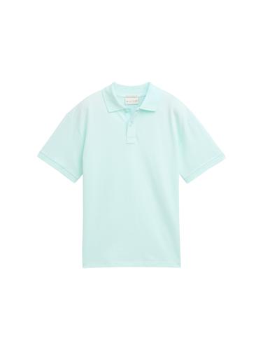 Oversize Piqué Poloshirt 152 Oversized Fit - Bleached Aqua