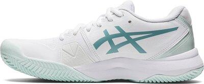 ASICS Damen Tennisoutdoorschuhe GEL-CHALLENGER 13 CLAY 42 ½ in Silber