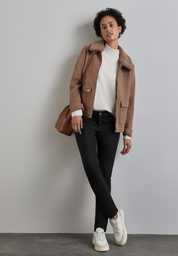 Hose mit Zipper Details 34/30 - Black