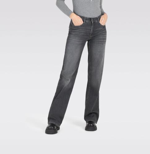 MAC JEANS - WIDE, Authentic Stretch Denim Grau 36/30
