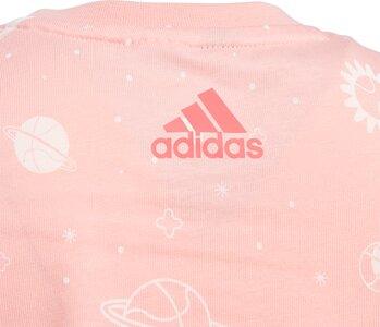 adidas Kinder Style Sommer T-Shirt 116 in Rot
