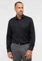 Performance Shirt Natté-Stretch Langarm 44/Langarm - 65cm MODERN FIT - Schwarz