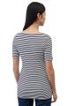 Gestreiftes T-Shirt slim Mehrfarbig XL