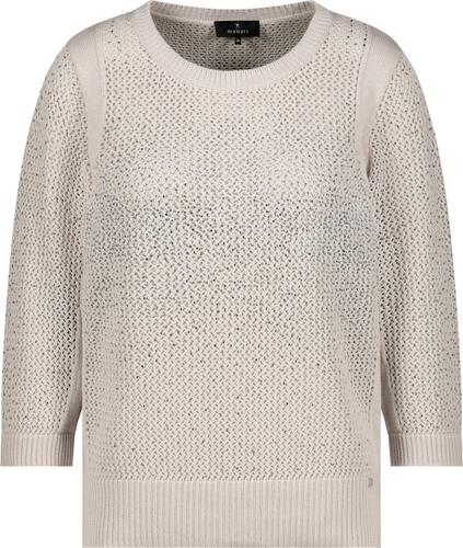 Strickpullover mit Schmuck 36 - Warm Sand