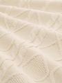 Strickpullover mit Zopfmuster XXL Regular Fit - Smooth Light Sand