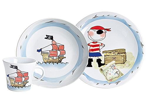 Kahla 3 teiliges Porzellan Kindergeschirr Set Magic Grip »Kids«