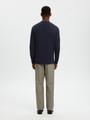 SLHRYAN STRUCTURE CREW NECK XL Normal geschnitten - Sky Captain