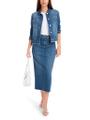 Jeansjacke in Denim - "Rethink Together" Blau 44