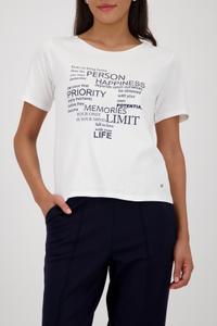 T-Shirt mit Strasssteinen 42 - Marine