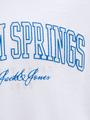 JJDETROIT TEE SS CREW NECK JNR 176 Locker geschnitten - White