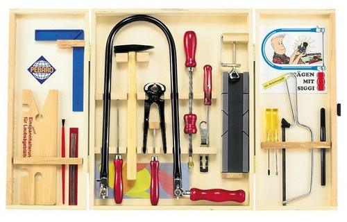 Pebaro Laubsäge-Werkzeugschrank, 18-tlg.