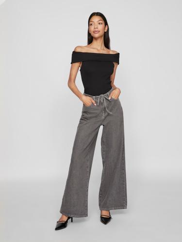 VISAHIA OFF SHOULDER TOP Schwarz L