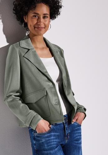 Velours Jacke 36 - Dusty Milky Green