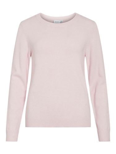 VIRIL O-NECK L/S  KNIT TOP - NOOS M Normal geschnitten - Cherry Blossom
